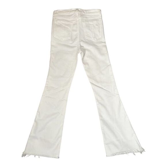Rag & Bone Bright White Crop Flare Jeans - Picture 3 of 11